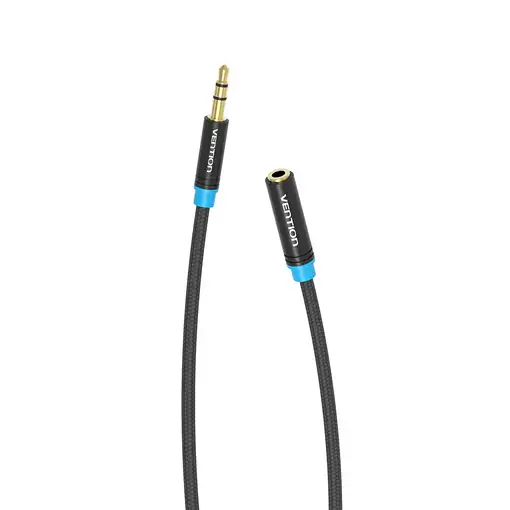 Vention Cable Estéreo VAB-B06-B150-M/ Jack 3.5 Macho - Jack 3.5 Hembra/ 1.5m/ Negr