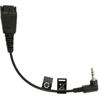 Jabra 8800-00-46 cable de audio 0,15 m QD 2.5mm jack Negro