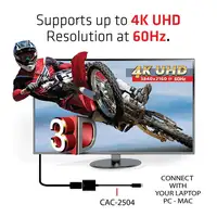 CLUB3D USB 3.1 Type C a HDMI 2.0 UHD 4K 60HZ Adaptador Activo