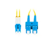 Lanberg FO-SULU-SD11-0020-YE Cable de fibra óptica e InfiniBand 2 m SC LC Amarillo
