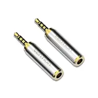 Vention Adaptador Jack VAB-S02/ Jack 2.5 Macho - Jack 3.5 Hembra/ Plata