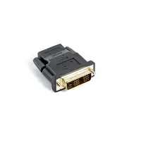 Lanberg AD-0013-BK cambiador de género para cable HDMI DVI-D 18+1 Single Link Negr