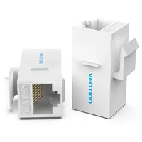 Vention Adaptador Conector RJ45 VDD-B07-W Cat5 UTP/ RJ45 Hembra - RJ45 Hembra/ Bla