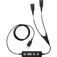 Jabra 265-09 cable de audio USB2.0 2x QD Negro