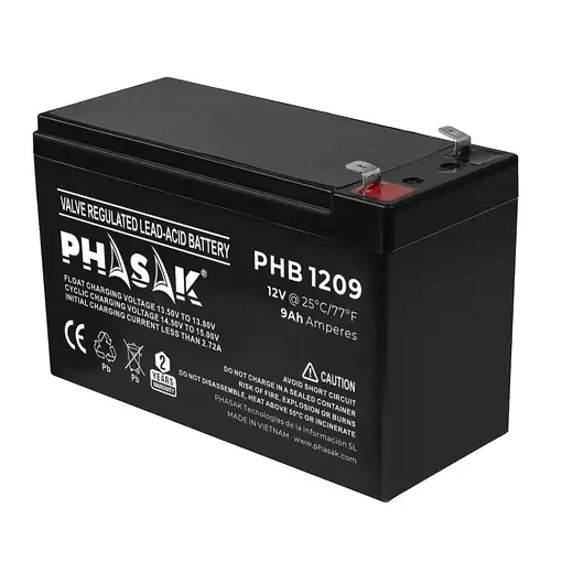 Phasak Batería 12V 9Ah - PHB 1209