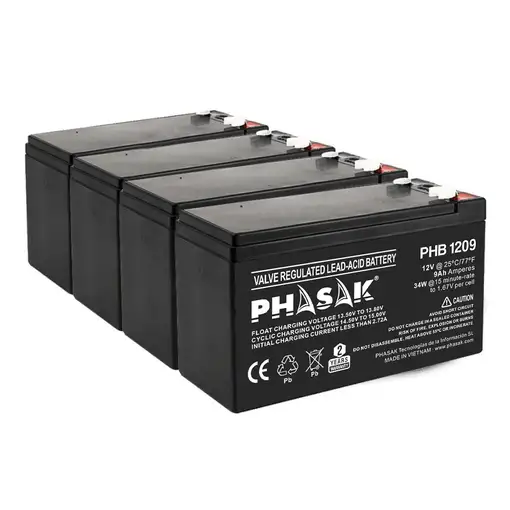 Phasak Batería 12V 9Ah - PHB 1209