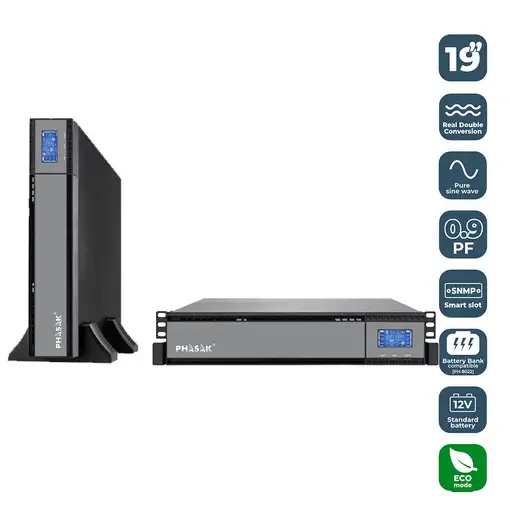 Phasak SAI Online Rack 3000 VA - PH 9330