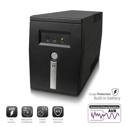 Ewent EW3946 sistema de alimentación ininterrumpida (UPS) Línea interactiva 0,6 kV