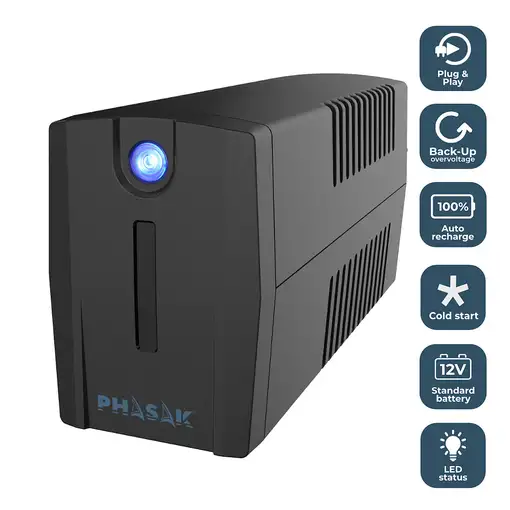 Phasak SAI Ottima Interactivo 860 VA - PH 7288