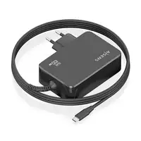 AISENS Cargador GaN 100W PD3.0 1xUSB-C 1.8m, Negro