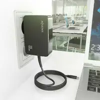 AISENS Cargador GaN 100W PD3.0 1xUSB-C 1.8m, Negro