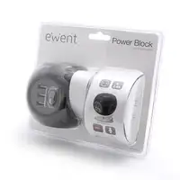 Ewent EW3938 adaptador e inversor de corriente Interior Negro
