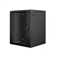 Lanberg WF01-6615-10B armario rack 15U Bastidor de pared Negro