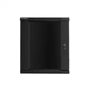 Lanberg WF01-6615-10B armario rack 15U Bastidor de pared Negro
