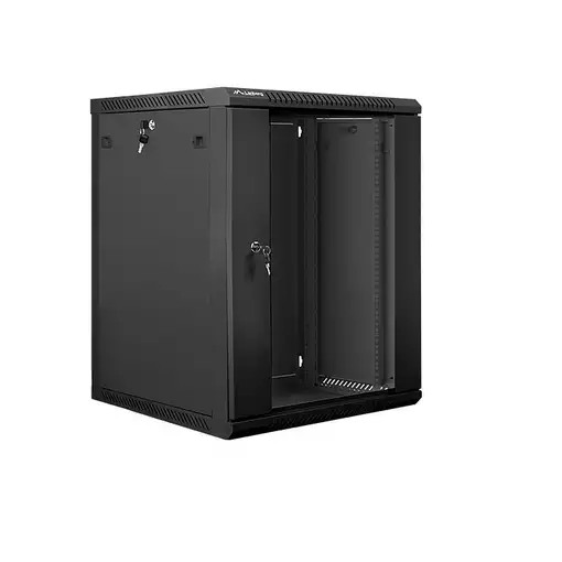 Lanberg WF01-6615-10B armario rack 15U Bastidor de pared Negro