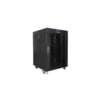 Lanberg FF01-6615-12BL armario rack 15U Rack o bastidor independiente Negro