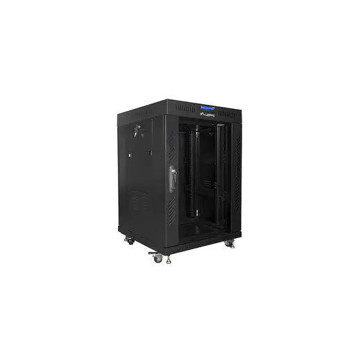 Lanberg FF01-6615-12BL armario rack 15U Rack o bastidor independiente Negro