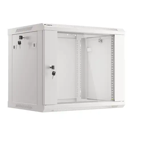 Lanberg WF01-6409-10S armario rack 9U Bastidor de pared Gris