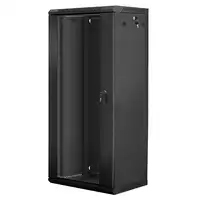 Lanberg WF01-6427-10B armario rack 27U Bastidor de pared Negro