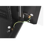 Lanberg WF01-6427-10B armario rack 27U Bastidor de pared Negro