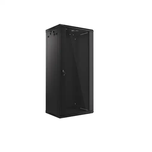 Lanberg WF01-6427-10B armario rack 27U Bastidor de pared Negro