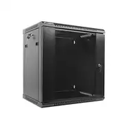 Lanberg WF01-6412-10B armario rack 12U Bastidor de pared Negro