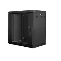 Lanberg WF01-6412-10B armario rack 12U Bastidor de pared Negro