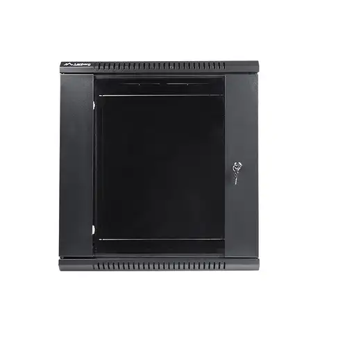 Lanberg WF01-6412-10B armario rack 12U Bastidor de pared Negro