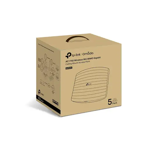 TP-Link Omada EAP245(5-PACK) punto de acceso inalámbrico 1750 Mbit/s Blanco Energí