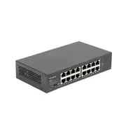 Lanberg RSGE-16 switch No administrado Gigabit Ethernet (10/100/1000) 1U Negro