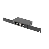 Lanberg RSGE-16 switch No administrado Gigabit Ethernet (10/100/1000) 1U Negro