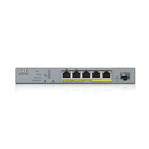 Zyxel GS1350-6HP-EU0101F switch Gestionado L2 Gigabit Ethernet (10/100/1000) Energ