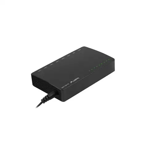 Lanberg DSP2-1008-12V switch No administrado Gigabit Ethernet (10/100/1000) Negro