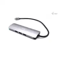 i-tec USB-C Metal Nano Docking Station 4K HDMI LAN with Power Delivery 100W + Univ