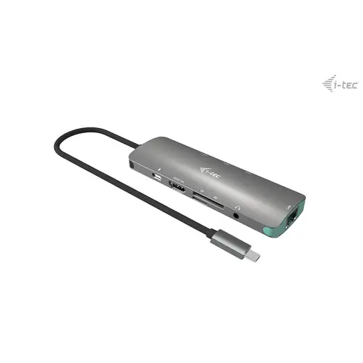 i-tec USB-C Metal Nano Docking Station 4K HDMI LAN with Power Delivery 100W + Univ