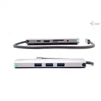 i-tec USB-C Metal Nano Docking Station 4K HDMI LAN with Power Delivery 100W + Univ