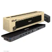 CLUB3D USB Gen1 Type-C Triple Display DP1.4 Alt mode Smart PD3.0 Charging Dock con