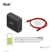 CLUB3D USB Gen1 Type-C Triple Display DP1.4 Alt mode Smart PD3.0 Charging Dock con