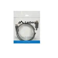 Lanberg CA-DPDP-10CC-0010-BK cable DisplayPort 1 m Negro