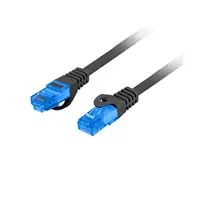 Lanberg PCF6A-10CC-0300-BK cable de red Negro 3 m Cat6a S/FTP (S-STP)