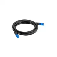 Lanberg PCF6A-10CC-0300-BK cable de red Negro 3 m Cat6a S/FTP (S-STP)
