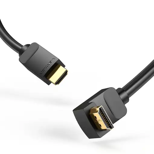 Vention Cable HDMI 2.0 4K Acodado AAQBH/ HDMI Macho - HDMI Macho/ 2m/ Negro