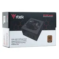 itek BS750 unidad de fuente de alimentación 750 W 24-pin ATX ATX Negro