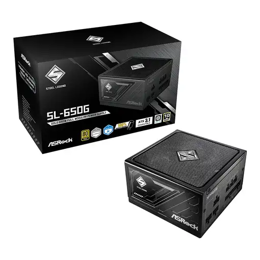 Asrock SL-650G Steel Legend unidad de fuente de alimentación 650 W 20+4 pin ATX AT