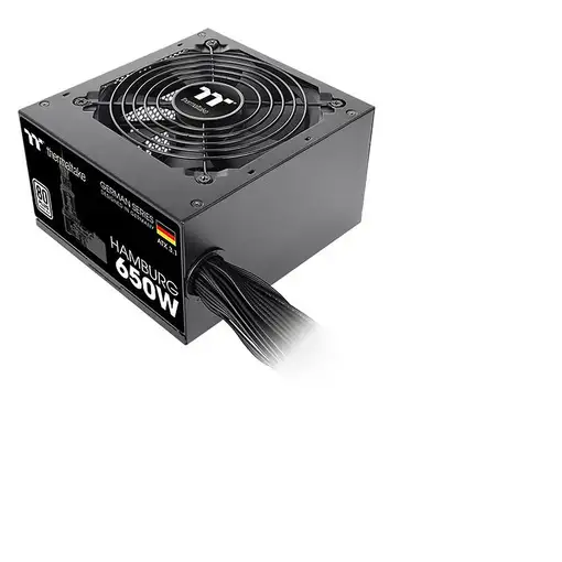 Thermaltake HAMBURG unidad de fuente de alimentación 650 W 24-pin ATX ATX Negro