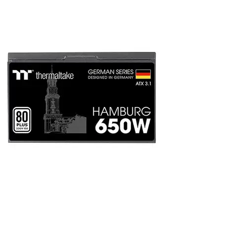 Thermaltake HAMBURG unidad de fuente de alimentación 650 W 24-pin ATX ATX Negro