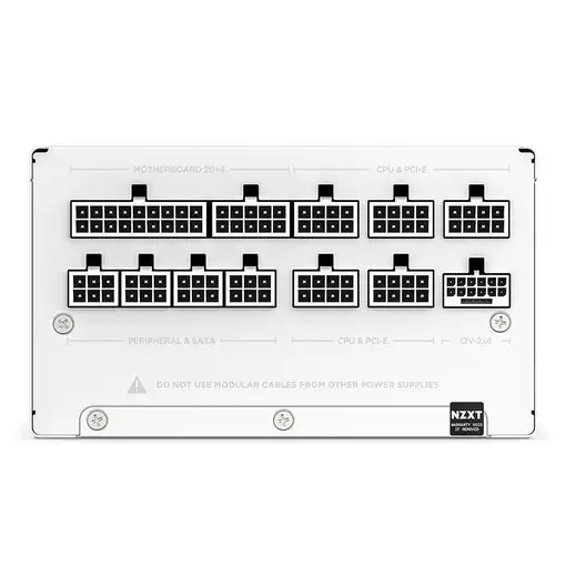 NZXT C1000 Gold ATX 3.1 unidad de fuente de alimentación 1000 W 24-pin ATX Blanco