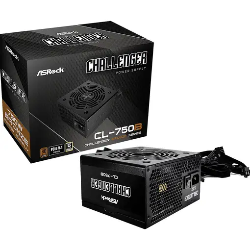 Asrock Challenger CL-750B unidad de fuente de alimentación 750 W 20+4 pin ATX ATX