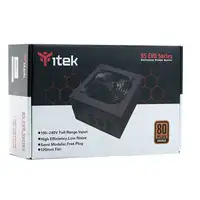 itek BS650 unidad de fuente de alimentación 650 W 24-pin ATX ATX Negro