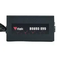 itek BS650 unidad de fuente de alimentación 650 W 24-pin ATX ATX Negro